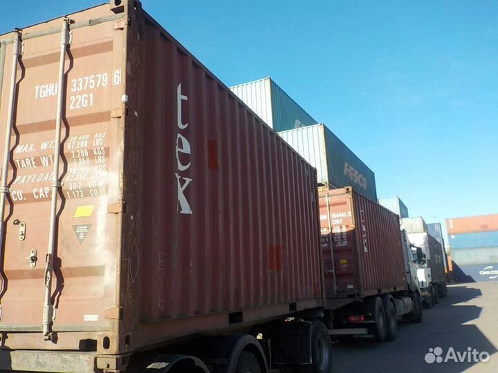 Контейнер 20 футов б/у tghu3375796