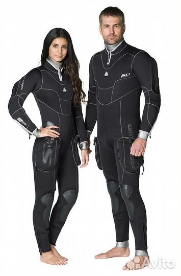 Полусухой длинный гидрокостюм для дайвинга Sd Comb