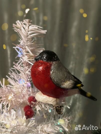 Ватные елочные игрушки