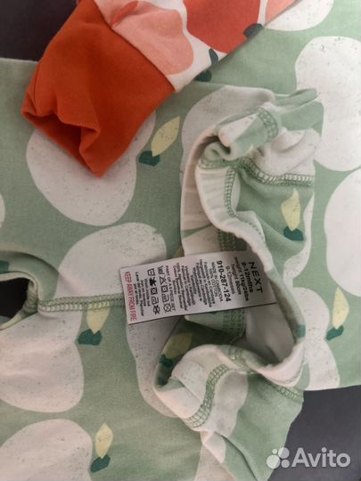 Пижамы комплект next 9-12 m 80 р