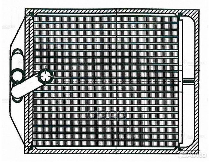 Радиатор отопителя Hyundai HD45/65/72/78 04, C