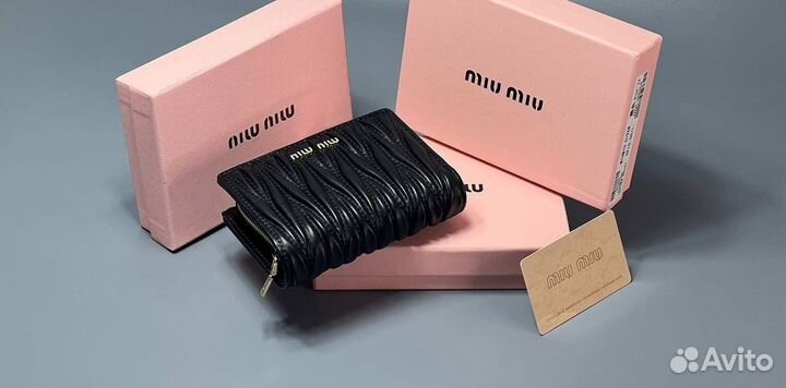 Кошелек женский натуральная кожа miu miu