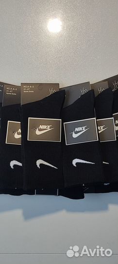 Черные носки Nike