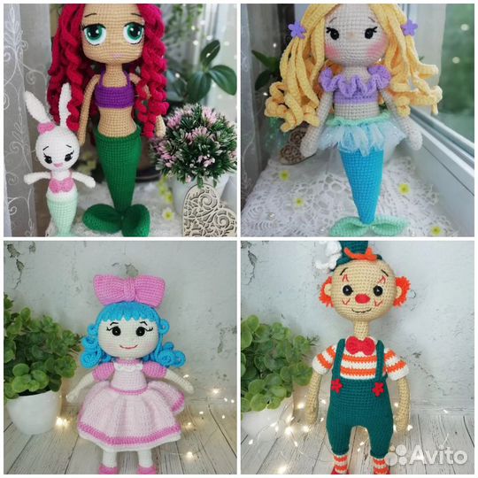 Игрушки вязанные ручной работы