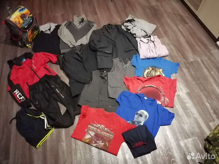 Вещи пакетом на мальчика 122 128 130