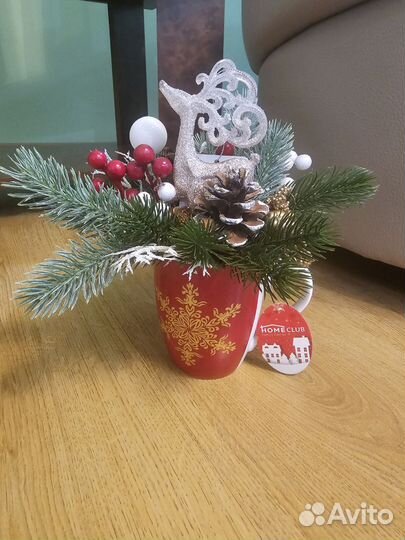 Букет в кружке