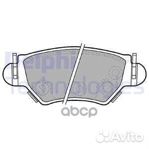 Колодки торм диск Opel Astra F G Zafira lp155