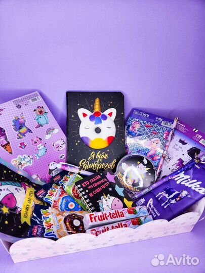 Подарочный набор с канцелярией Единорог