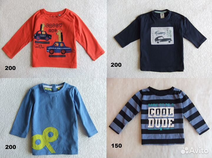 Брендовые вещи на 9-12 месяцев 74 80