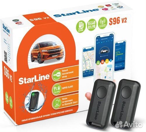 StarLine S96 v2 /S96 v2 BT 2CAN+4LIN 2SIM GSM