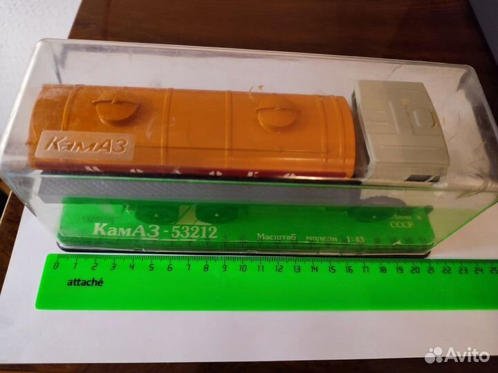 Игрушка Модель Камаза 53212 Молоковоз Цистерна кол