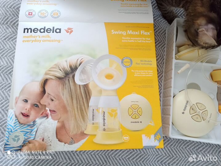 Молокоотсос medela swing flex электрический