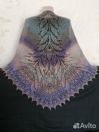 Шаль ажурная