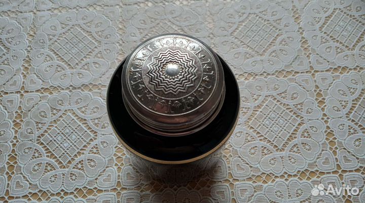 Чайница. Кобальтовое стекло