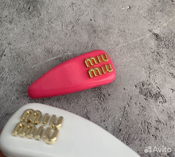 Miu miu заколка для волос