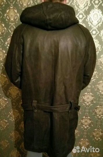 Куртка зимняя, кожа