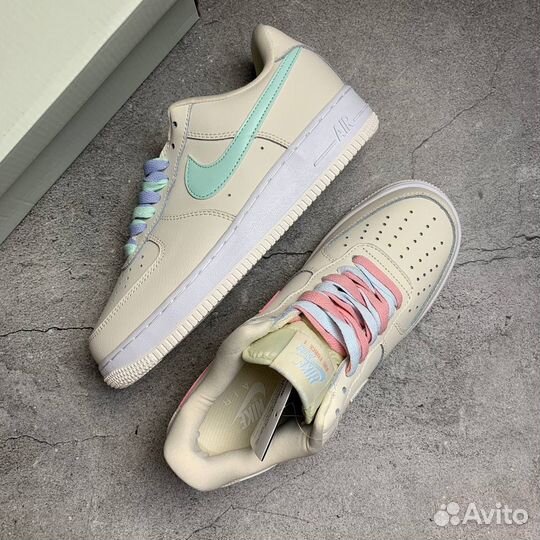 Кроссовки nike air force 1 07 белые