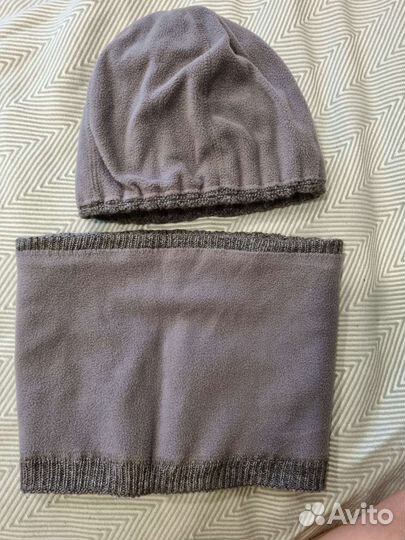 Шапка зимняя и снуд 52/54