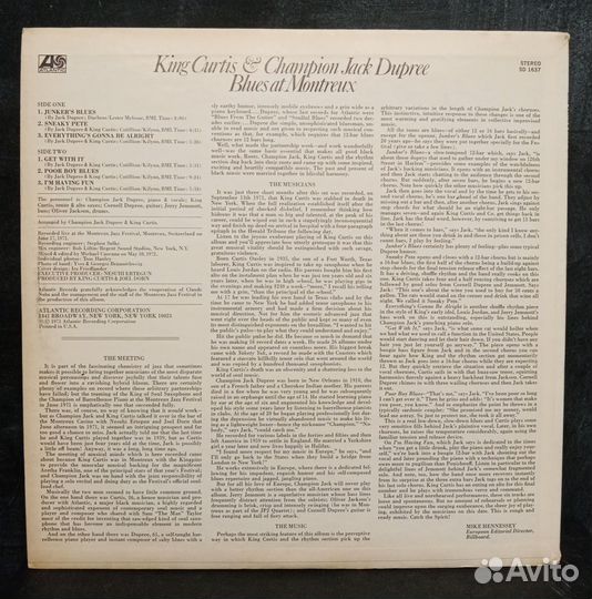 King Curtis & Champion Jack Dupree – Blues AT Mont