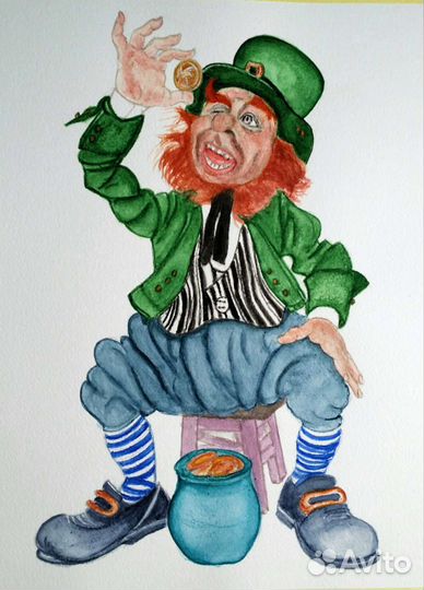 Картина акварель