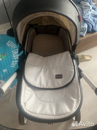 Коляска 2 в 1 эко кожа