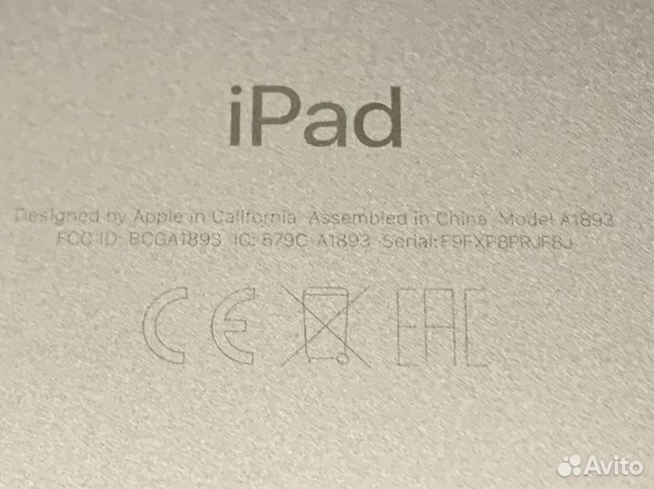 Корпус с экраном iPad 6 2018