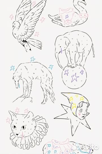 Модель для татуировки