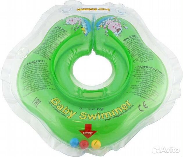 Новый круг для купания на шею 3-12 кг