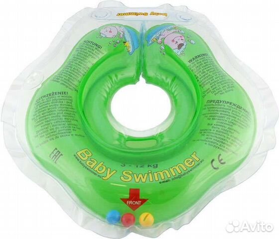 Новый круг для купания на шею 3-12 кг
