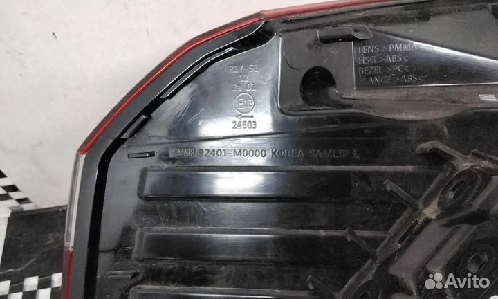 Фонарь левый наружный Hyundai Creta 1