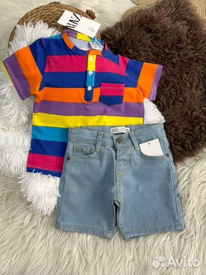 Футболка детская zara на мальчикам 92