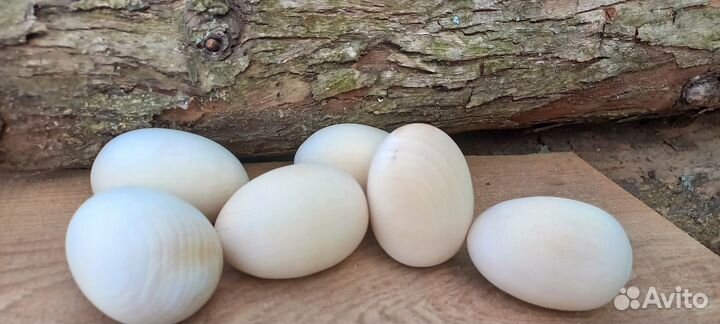 Деревянное яйцо для декорирования