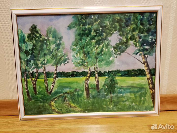 Картина цветы букет тюльпанов 30х40 в раме