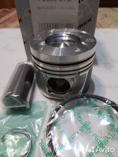 Поршень мерседес мотор ом642 турбо дизель 3.0 STD