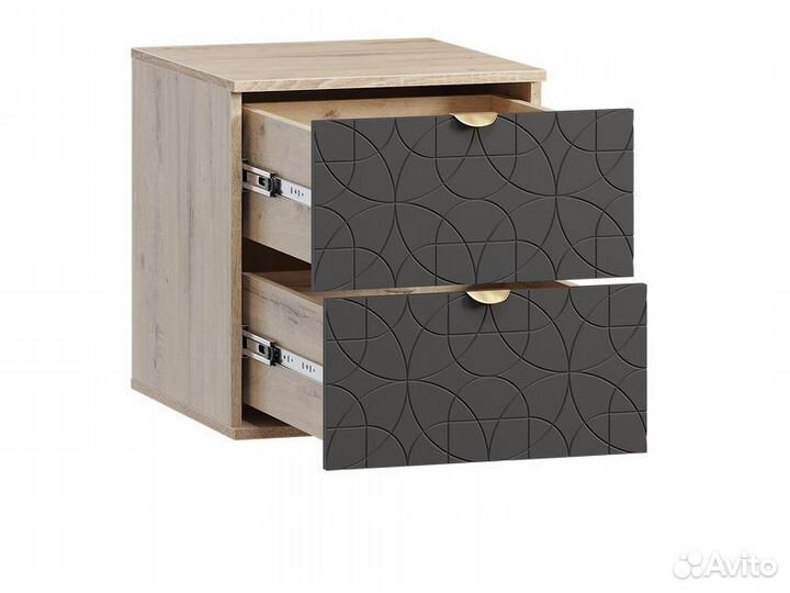 Тумба прикроватная Монблан-1 Lunge Grafit