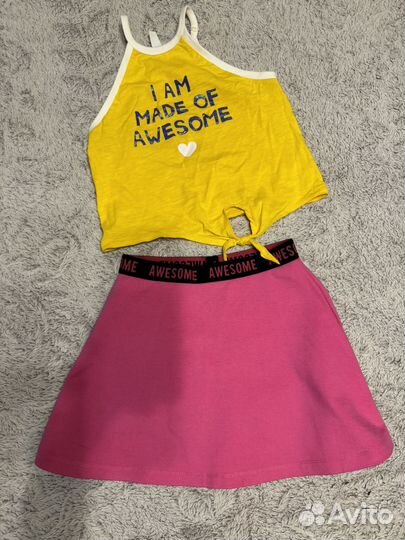 Пакет вещей для девочки 122 128