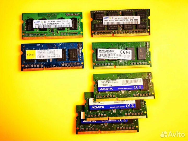 Оперативная память DDR2, DDR3 для пк и ноутбуков