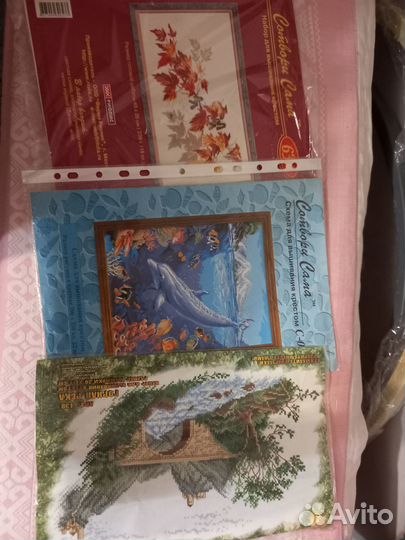 Вышивка крестом остатки наборов