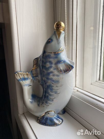 Штоф рыба СССР рижский фз