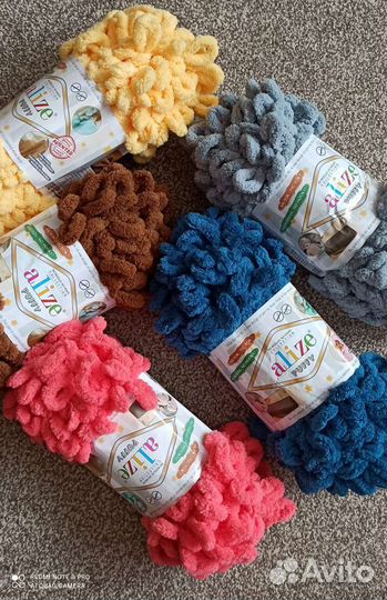 Ализе пуффи, файн, колоры