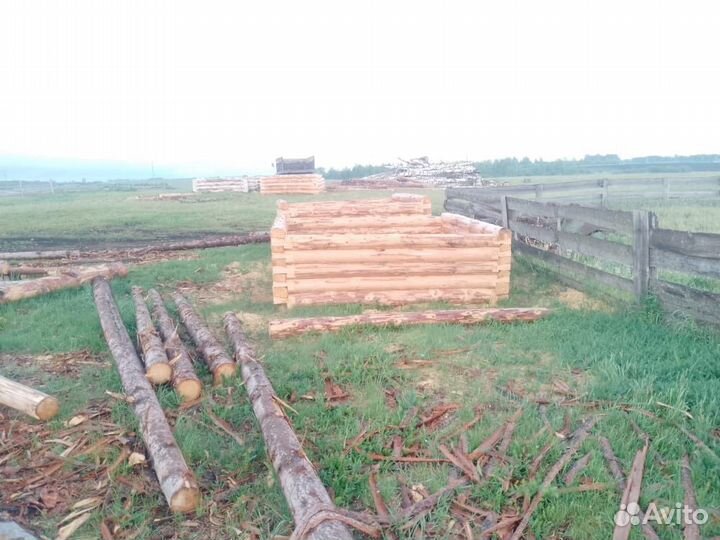 Сруб для бани 3х3 хвоя