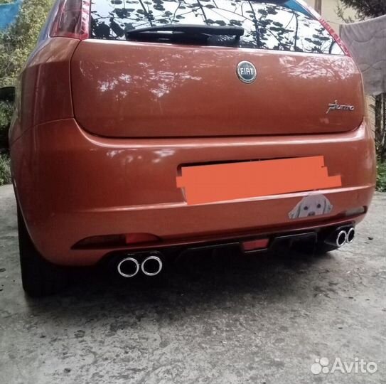 Диффузор заднего бампера fiat punto