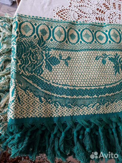 Скатерть жаккард СССР Винтаж