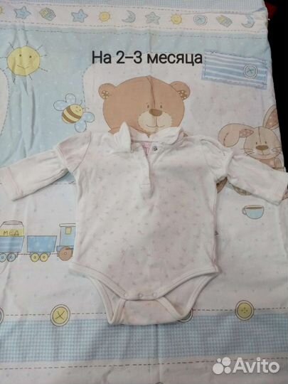 Бодики для девочки, пакетом и по отдельности