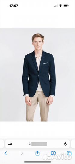 Пиджак blazer zara р.48