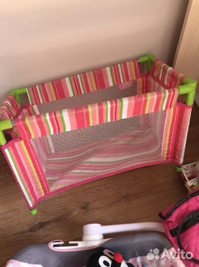 Коляска baby born, мягкие игрушки, интерактивная с