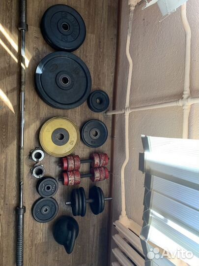 Спортивный инвентарь (штанга,блины,гантели,гири)