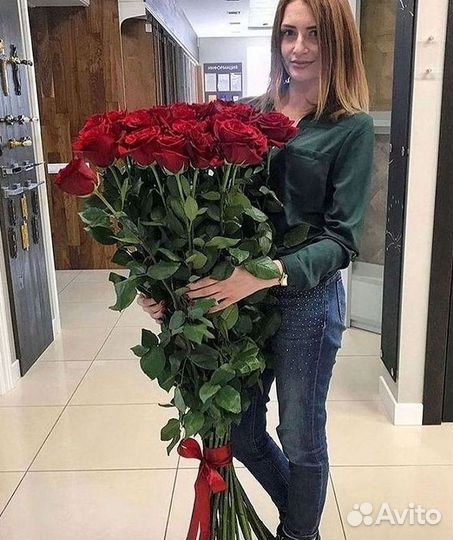 Высокие Розы Гиганты Доставка Круглосуточно