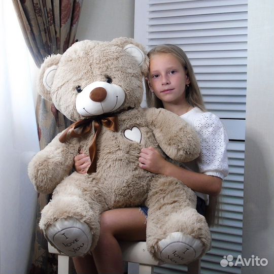 Плюшевый медведь 110см «Феликс» (Коричневый)