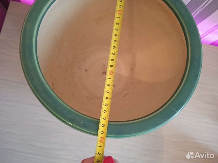 Кашпо для цветов керамическое